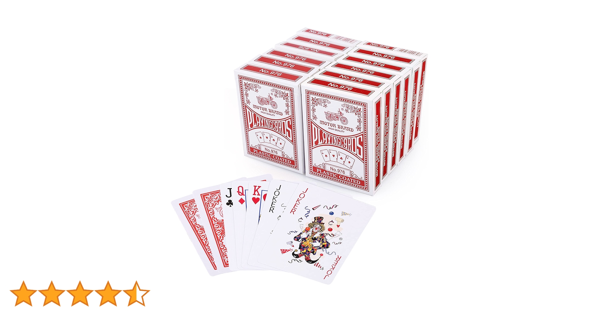 PokerStars ポーカー用トランプ１６デッキ（黒・赤　各８デッキ） PokerStars ポーカー用トランプ16デッキ（黒・赤 各8デッキ